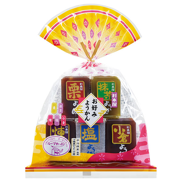 杉本屋製菓 お好みようかん 320g(40g×8個)×12袋入 メーカー 問屋直送