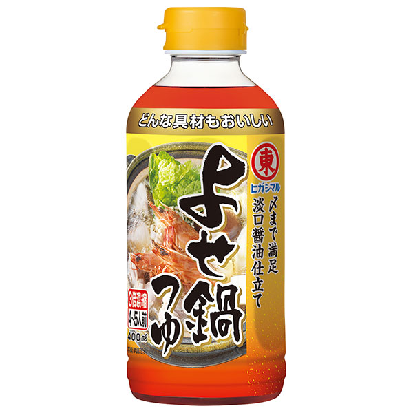 ヒガシマル醤油 よせ鍋つゆ 3倍濃縮 400mlPET×12本入