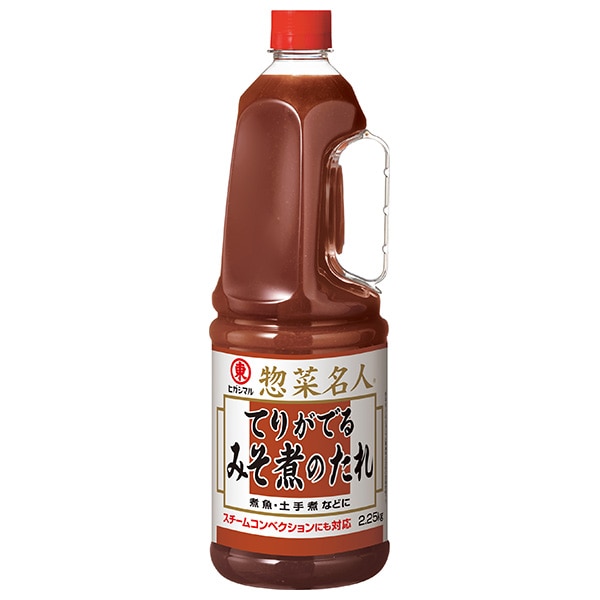 ヒガシマル醤油 てりがでる みそ煮のたれ ハンディ 2.25kg×6本入