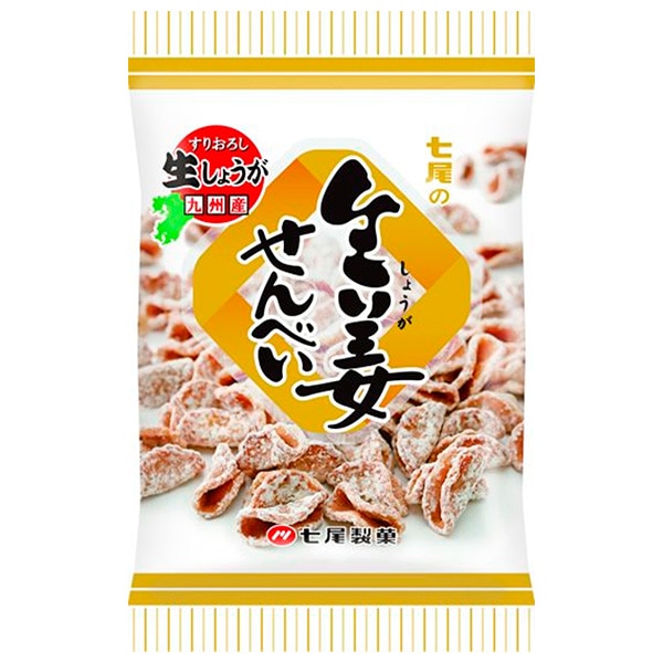 七尾製菓 生姜せんべい 80g×10袋入