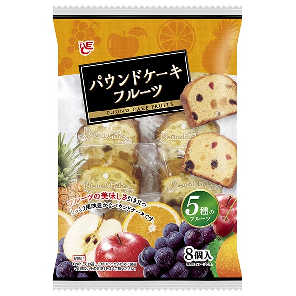 エースベーカリー パウンドケーキフルーツ 8個×10袋入