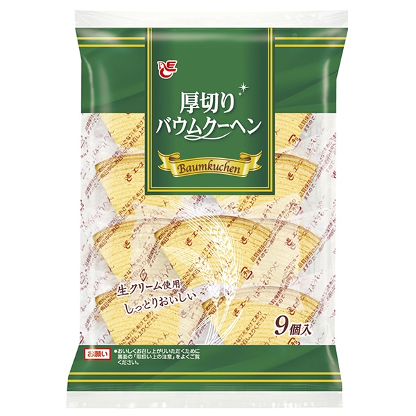 エースベーカリー 厚切りバウムクーへン 9個×12袋入