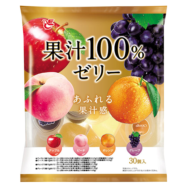 エースベーカリー 果汁100%ゼリー 27個×16袋入×(2ケース)