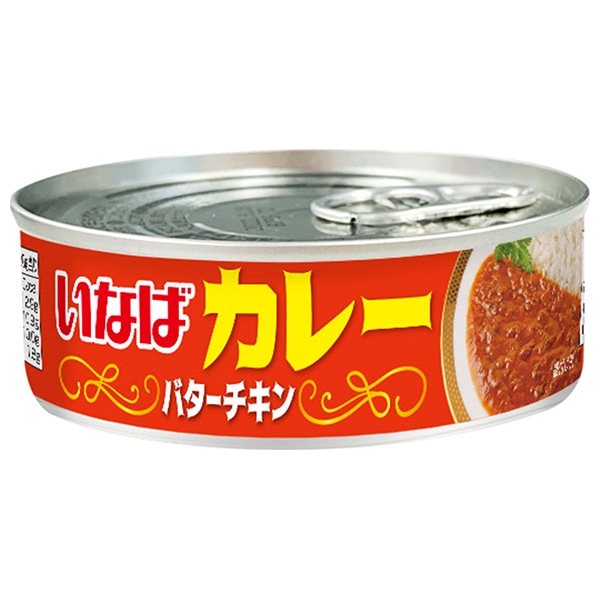 いなば食品 いなばカレー バターチキン 100g缶×24個入×(2ケース)
