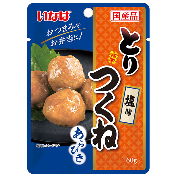 いなば食品 とりつくね 塩味 60gパウチ×8袋入