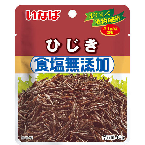 いなば食品 食塩無添加 ひじき 40g×10個入