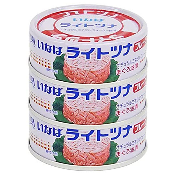 いなば食品 ライトツナフレーク まぐろ 70g×3缶×15個入×(2ケース)