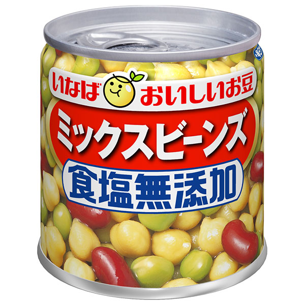 いなば食品 食塩無添加ミックスビーンズ 110g×24個入