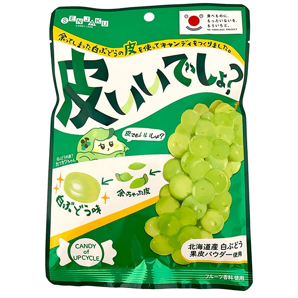 扇雀飴本舗 皮いいでしょ? 65g×10袋入×(2ケース)