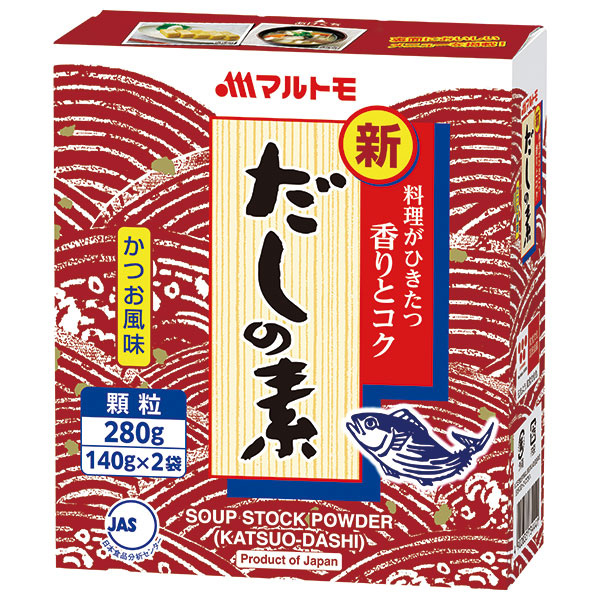 マルトモ 新鰹だしの素 280g(140g×2袋)×12箱入×(2ケース)