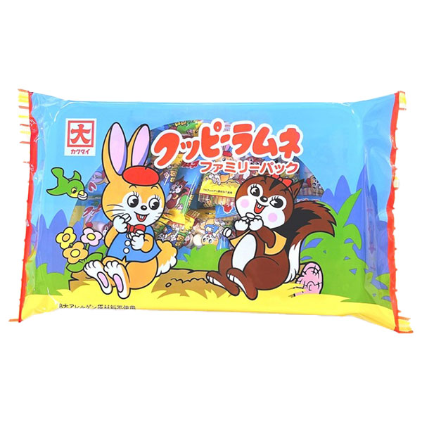 カクダイ製菓 クッピーラムネ ファミリーパック 100g×12袋入×(2ケース)
