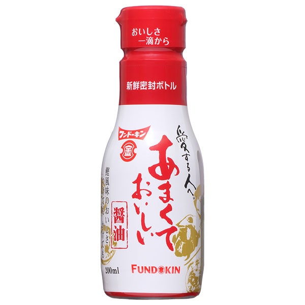 フンドーキン あまくておいしい醤油 200ml×12本入×(2ケース)