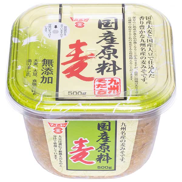 フンドーキン 国産原料 麦 500g×6個入