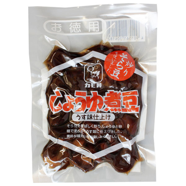 カモ井 しょうゆ煮豆 徳用袋 160g×10袋入