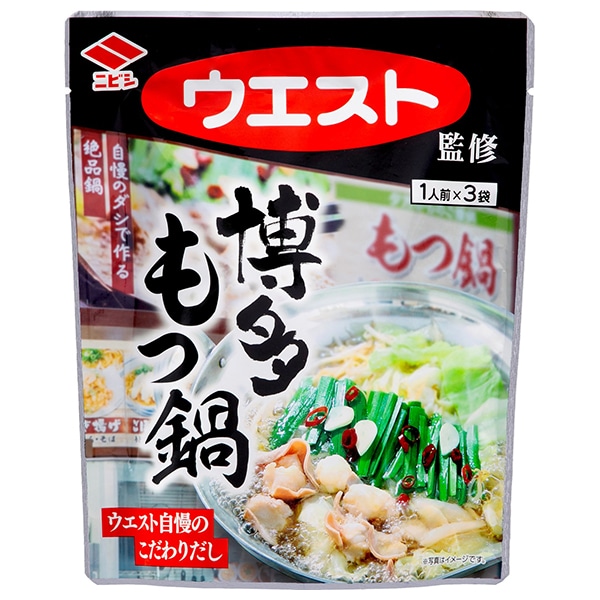 ニビシ醤油 ウエスト監修 博多もつ鍋 (50g×3)×12袋入