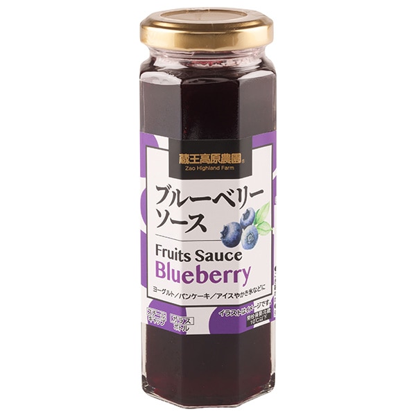 和歌山産業 フルーツソース ブルーベリー 160g×12本入