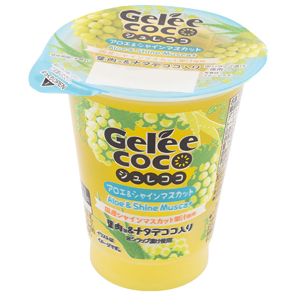 和歌山産業 ジュレココ アロエ&シャインマスカット 160g×12個入×(2ケース)