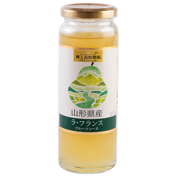 和歌山産業 蔵王高原農園PREMIUM 山形県産 ラ・フランスフルーツソース 215g×12本入
