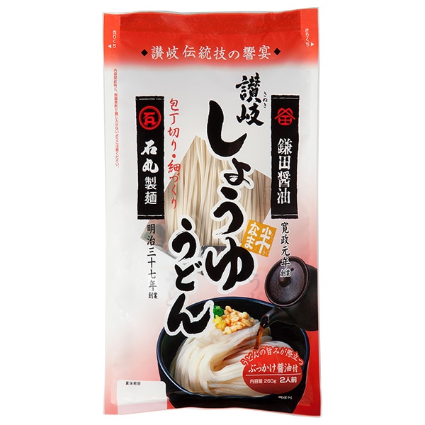 石丸製麺 半生 讃岐しょうゆうどん 260g×6袋入×(2ケース)