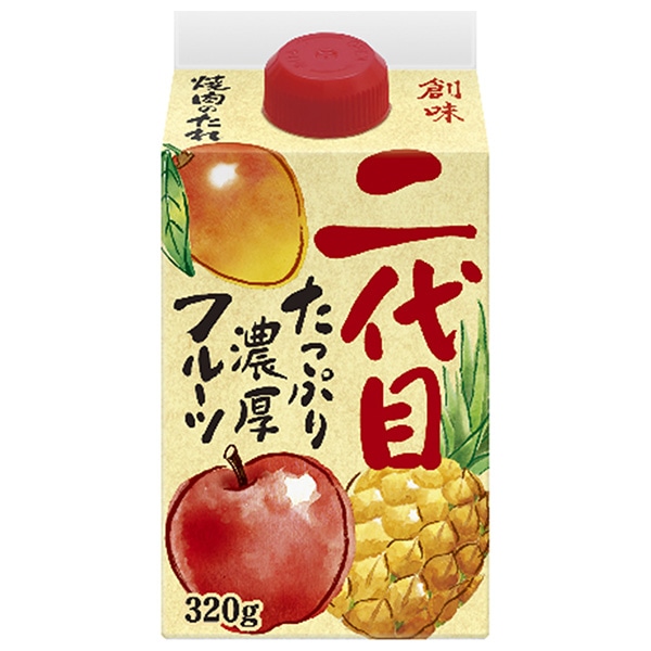 創味食品 創味 焼肉のたれ二代目 320g紙パック×6本入×(2ケース)