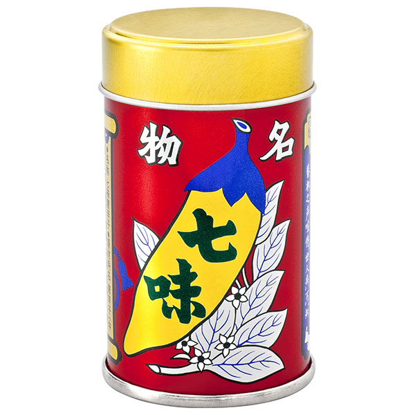 八幡屋礒五郎 七味唐からし缶 14g×10個入