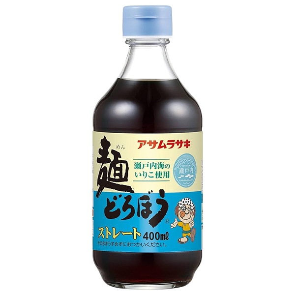 アサムラサキ 麺どろぼう ストレート 400ml瓶×12本入×(2ケース)