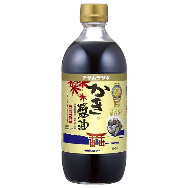アサムラサキ かき醤油 600ml×12本入×(2ケース)