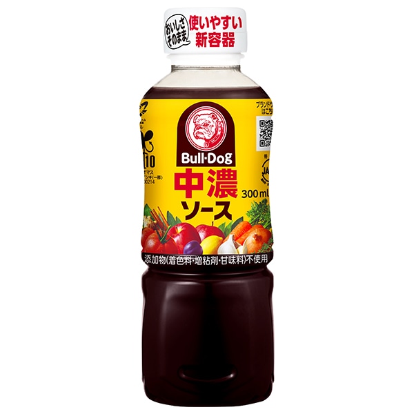 ブルドックソース 中濃ソ-ス 300mlペットボトル×10個入×(2ケース)
