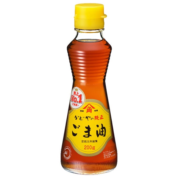かどや製油 金印純正ごま油 200g×20本入