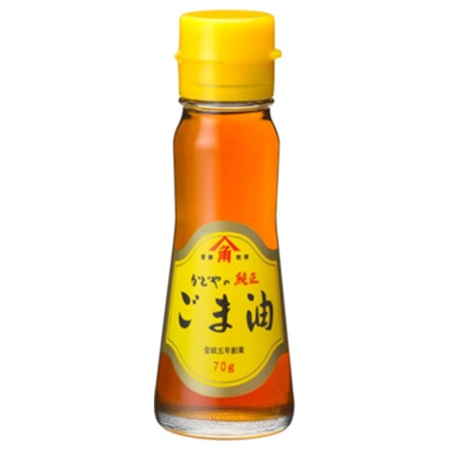 かどや製油 金印純正ごま油 70g×10本入×(2ケース)