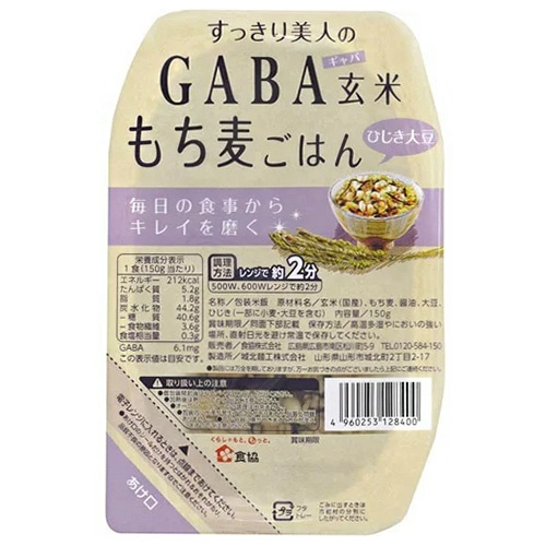 食協 すっきり美人のGABA 玄米もち麦ごはん ひじき大豆 150g×24個入×(2ケース)