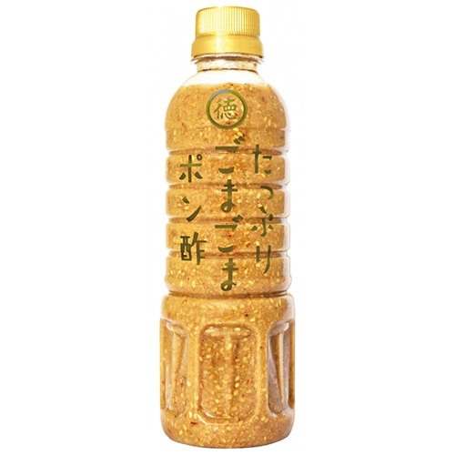徳島産業 たっぷりごまごまポン酢 400mlペットボトル×12本入