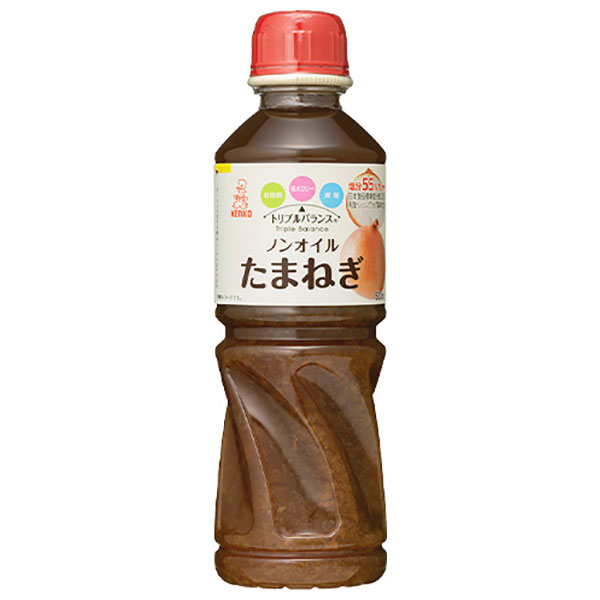 ケンコーマヨネーズ トリプルバランス ノンオイル たまねぎ 500ml×12本入×(2ケース)