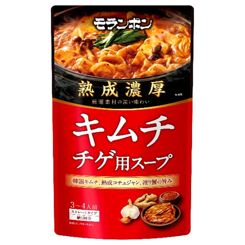 モランボン 熟成濃厚 キムチチゲ用スープ 750g×10袋入×(2ケース)