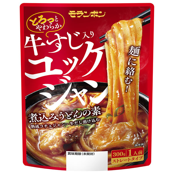 モランボン 牛すじ入り ユッケジャン煮込みうどんの素 300g×10袋入