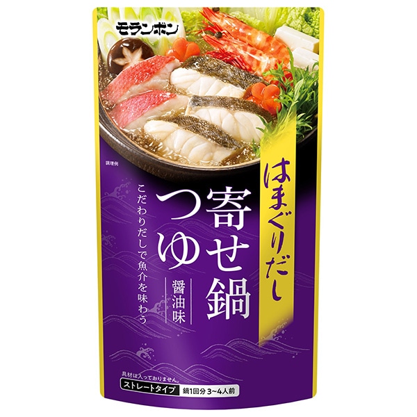 モランボン はまぐりだし 寄せ鍋つゆ 醤油味 750g×10袋入×(2ケース)