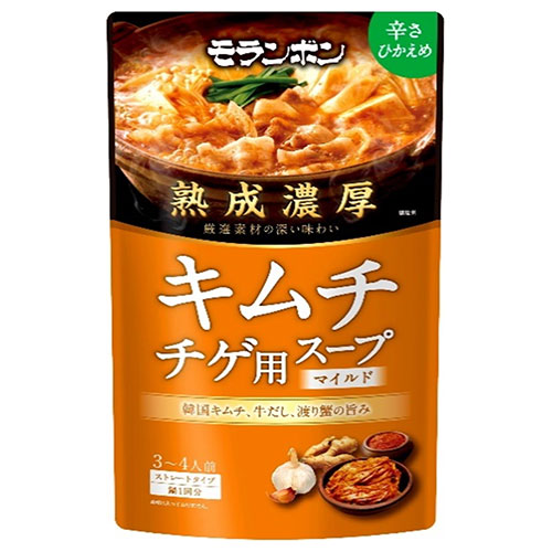 モランボン 熟成濃厚 キムチチゲ用スープ マイルド 750g×10袋入