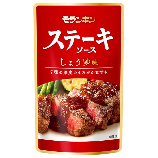 モランボン ステーキソース しょうゆ味 90g×10本入×(2ケース)