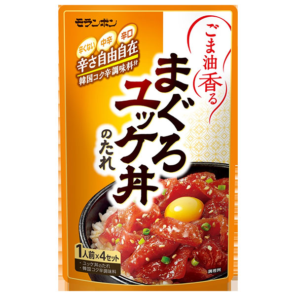 モランボン まぐろユッケ丼のたれ 100g×10袋入