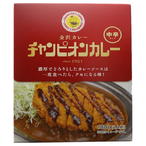 チャンピオンカレー チャンピオンカレー レトルト 中辛 180g×40箱入