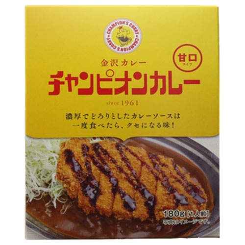 チャンピオンカレー チャンピオンカレー レトルト 甘口 180g×40箱入