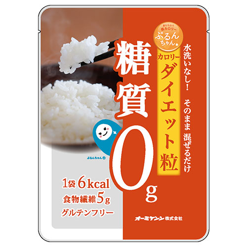 オーミケンシ 糖質0g ぷるんちゃん カロリーダイエット粒 100g×10袋入×(2ケース)