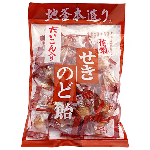 井関食品 だいこん入 かりんのど飴 100g×10袋入 メーカー 問屋直送