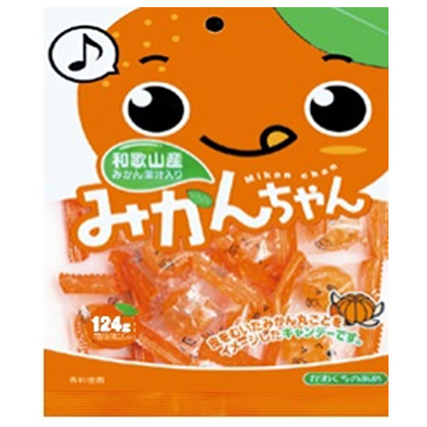 川口製菓 みかんちゃん 124g×10袋入 メーカー 問屋直送
