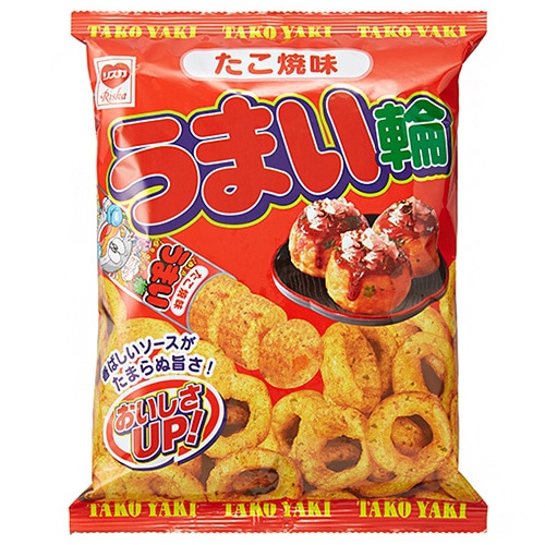 リスカ うまい輪たこ焼味 75g×12袋入 メーカー 問屋直送