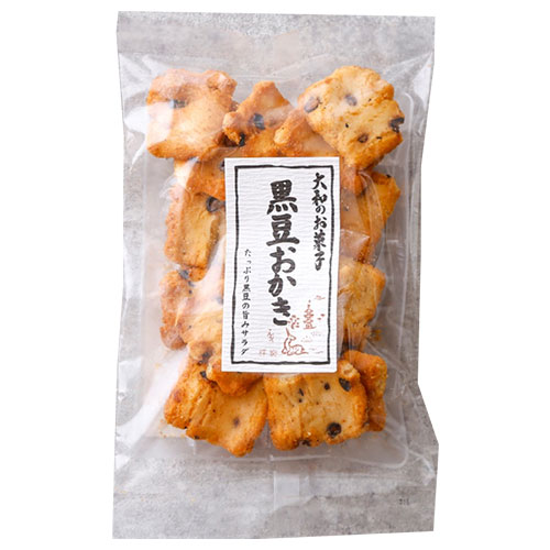 奈良祥樂 大和のお菓子 黒豆おかき 80g×12袋入 メーカー 問屋直送