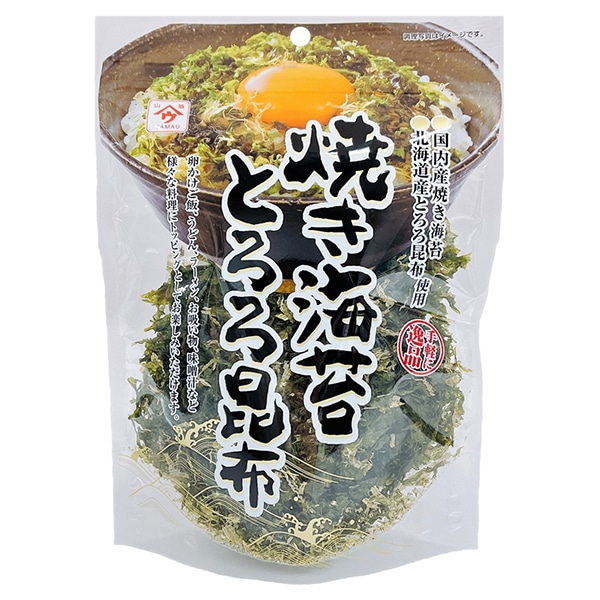 魚の屋 焼き海苔 とろろ昆布 12g×10袋入×(2ケース)