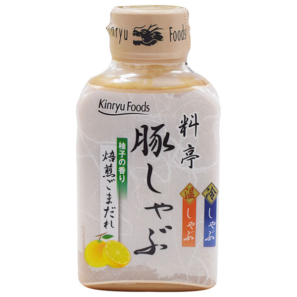 キンリューフーズ 豚しゃぶ 焙煎ごまだれ 220gペットボトル×12本入×(2ケース)