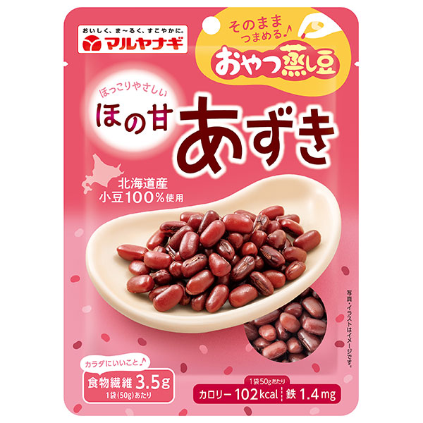 マルヤナギ おやつ蒸し豆 ほの甘あずき 50g×12袋入