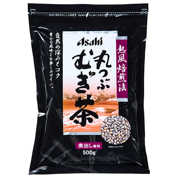 アサヒビールモルト 丸つぶむぎ茶 500g×20袋入
